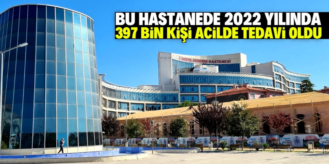 Konya'da şehrin en iyi devlet hastanelerinden birinde 220 hekim görev yapıyor