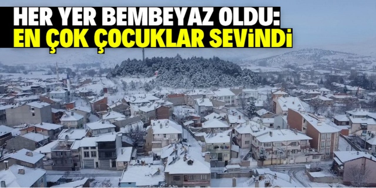 Konya'ya komşu olan şehire çok kar yağdı