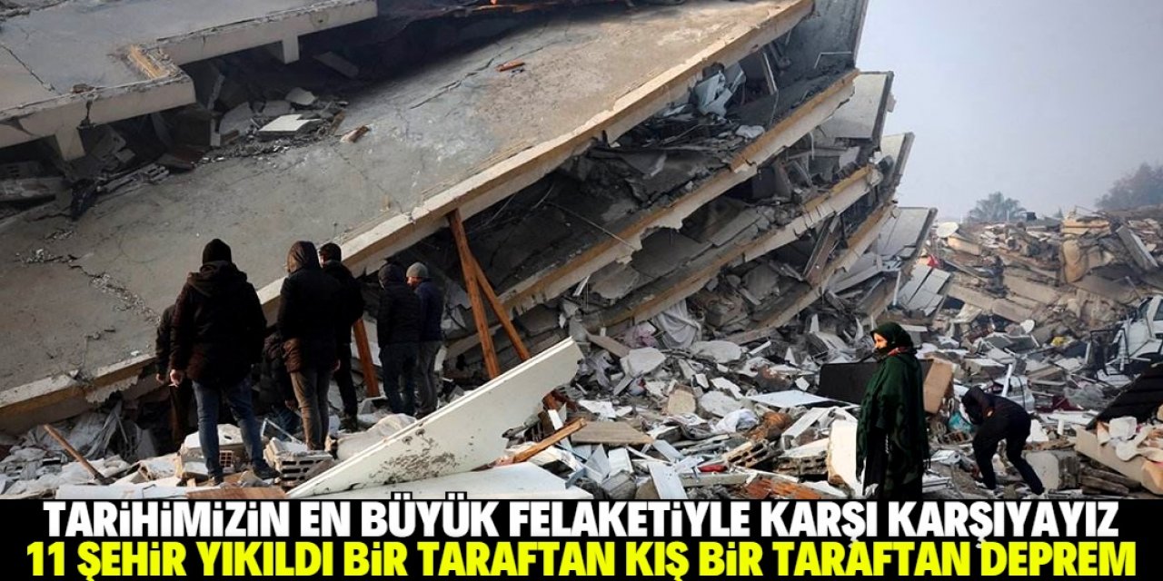 Yıkıldık ey ülkem!