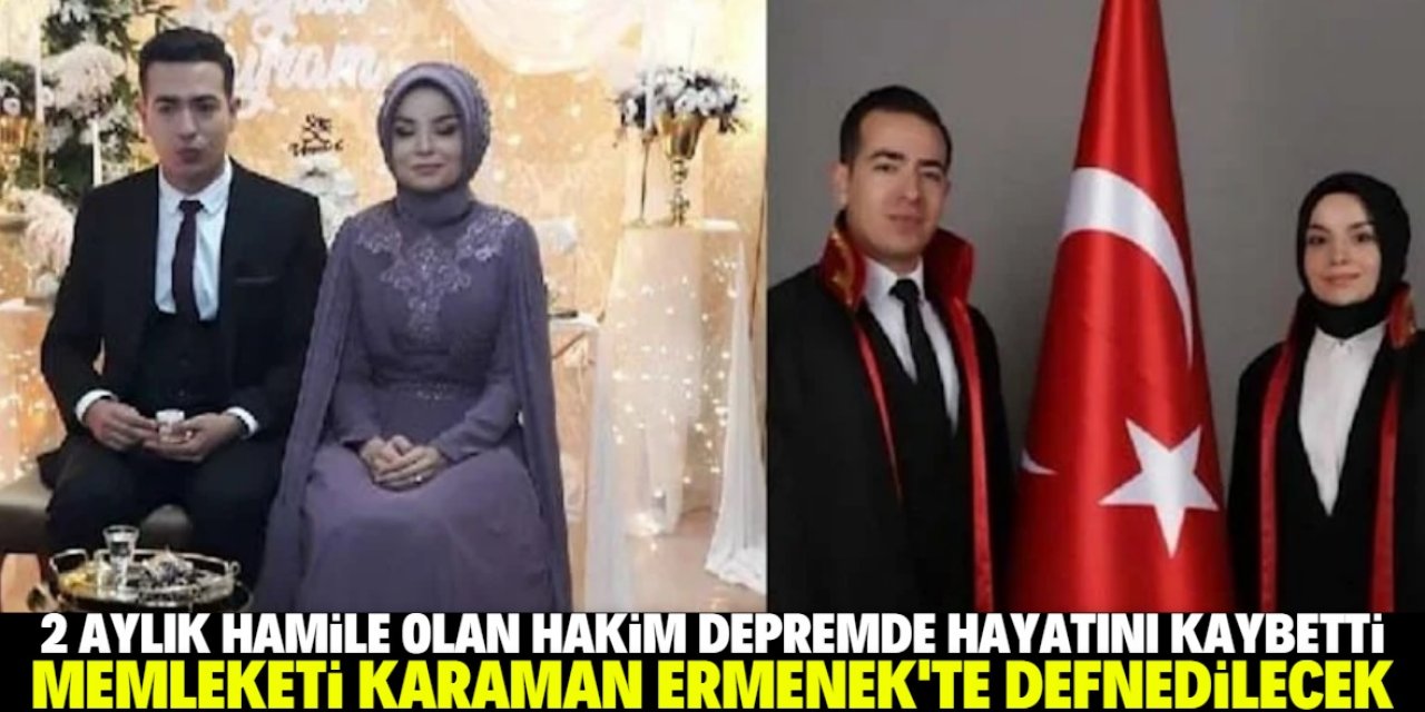 Depremde hayatını kaybeden hakim Ermenek'te defnedilecek