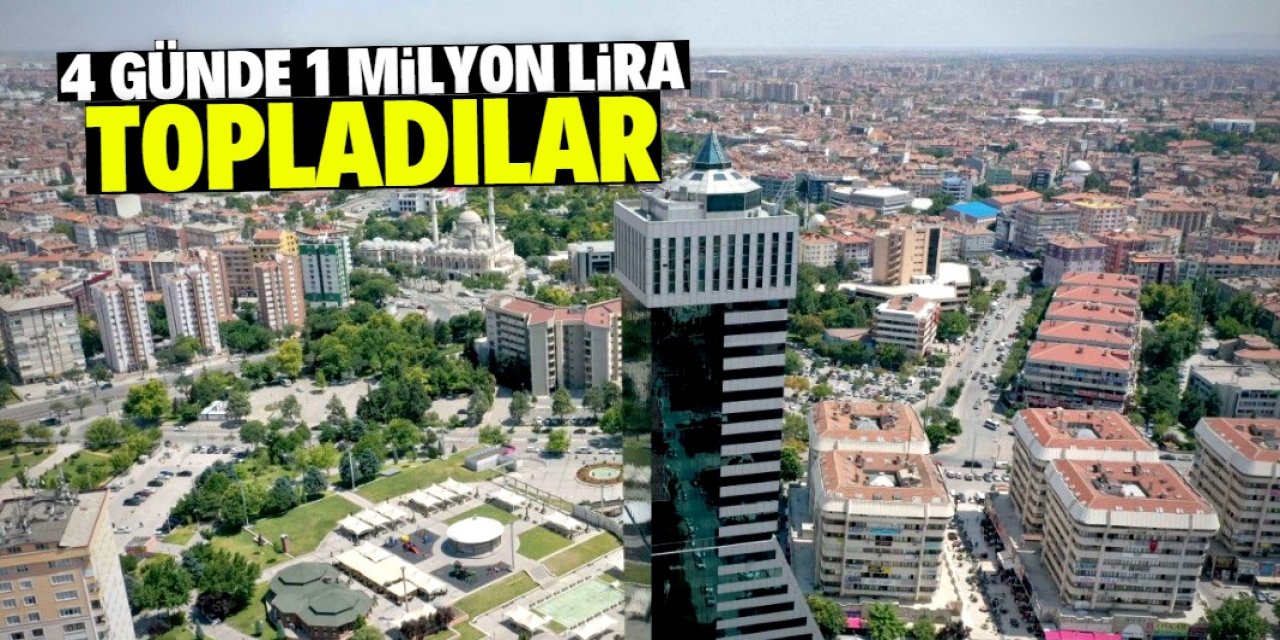 Konya merkezli holdingin çalışanlarından 1 milyon lira bağış