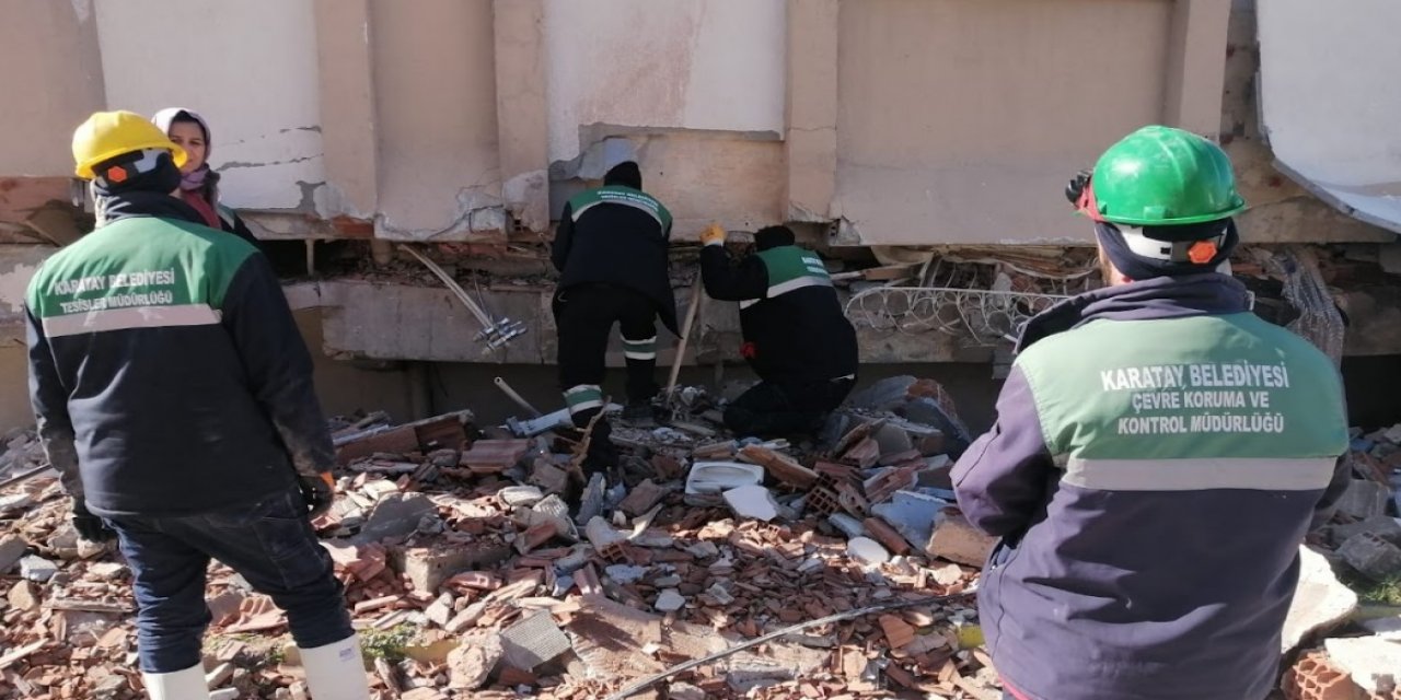 Karatay tüm imkanlarıyla Hatay’a destek oluyor