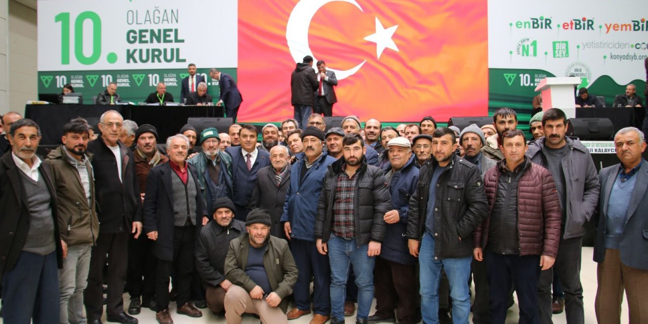 Konya DSYB Başkanı Edip Yıldız güven tazeledi