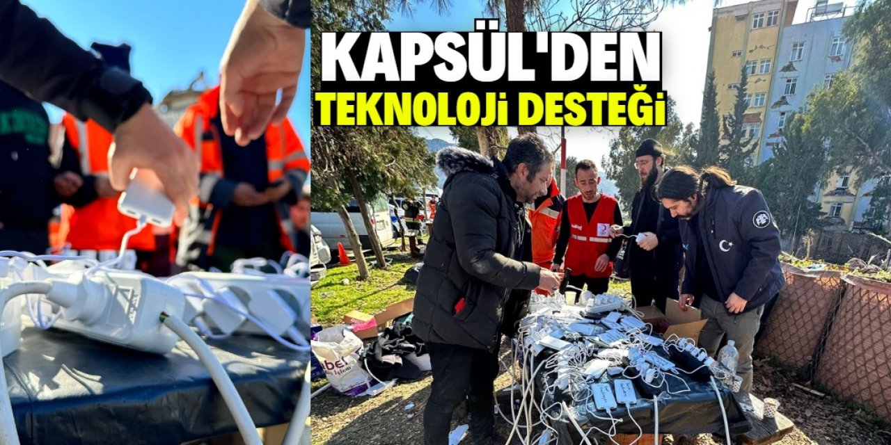 Kapsül Teknoloji Platformu Hatay'da kesintisiz iletişime katkı sağladı