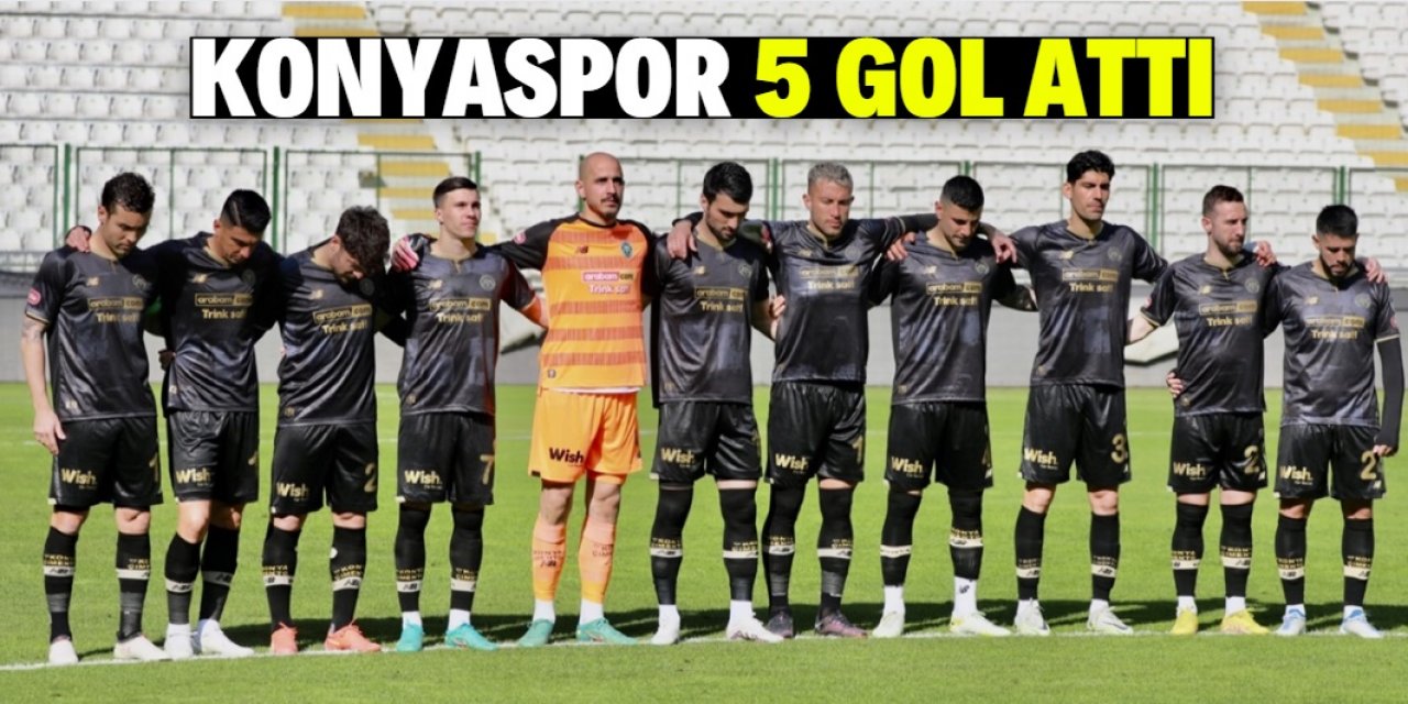 Konyaspor 5 gol attı