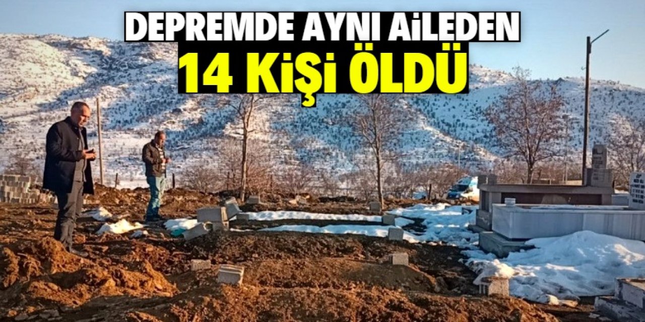 Depremde Karaman ailesinden 14 kişi hayatını kaybetti