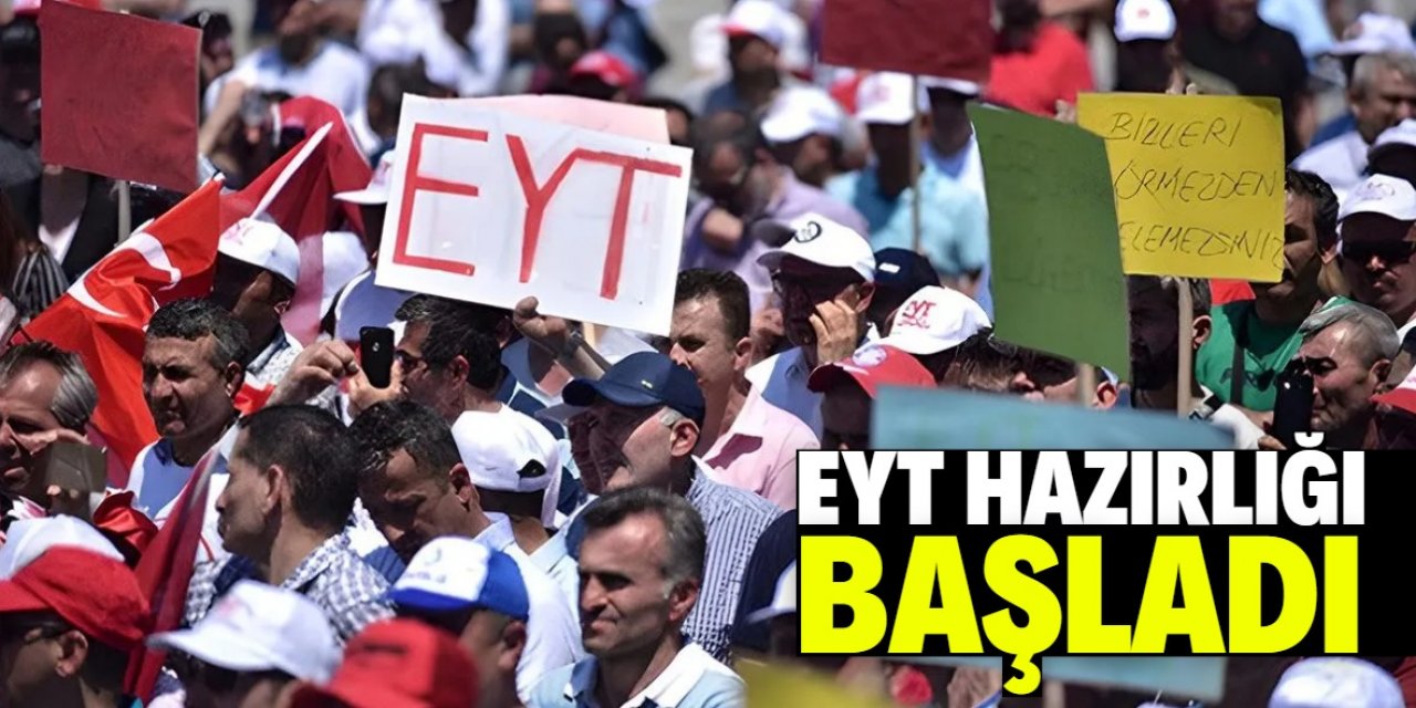 EYT hazırlığı başladı