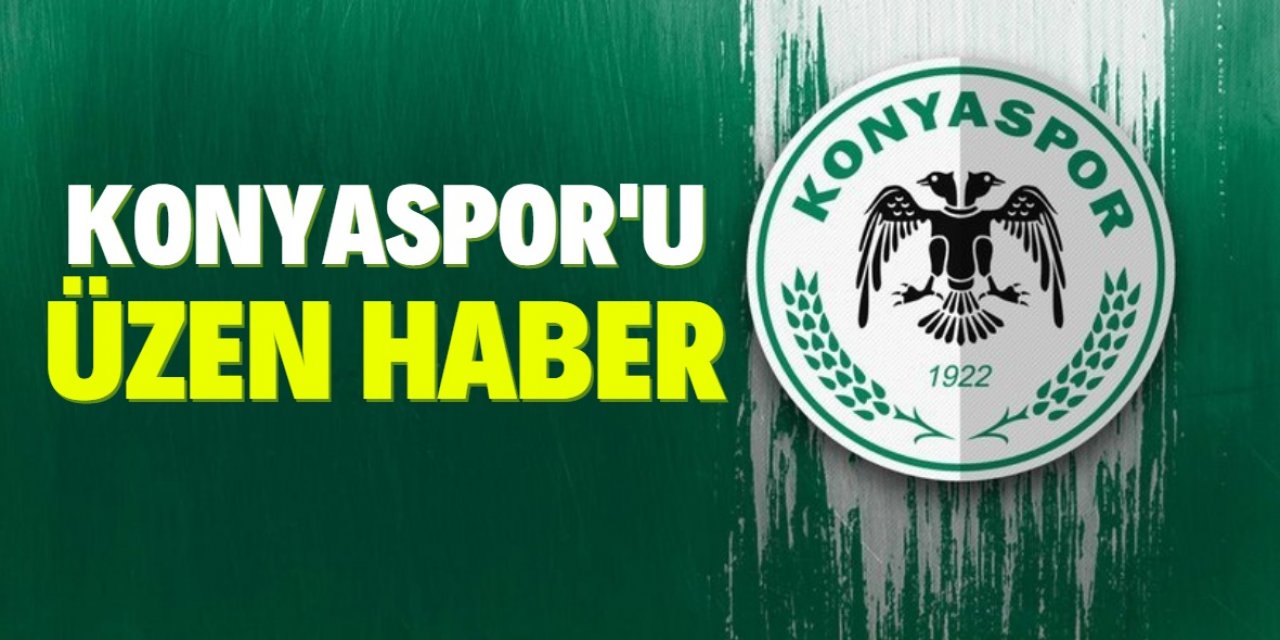 Konyaspor'u üzen bir haber daha!