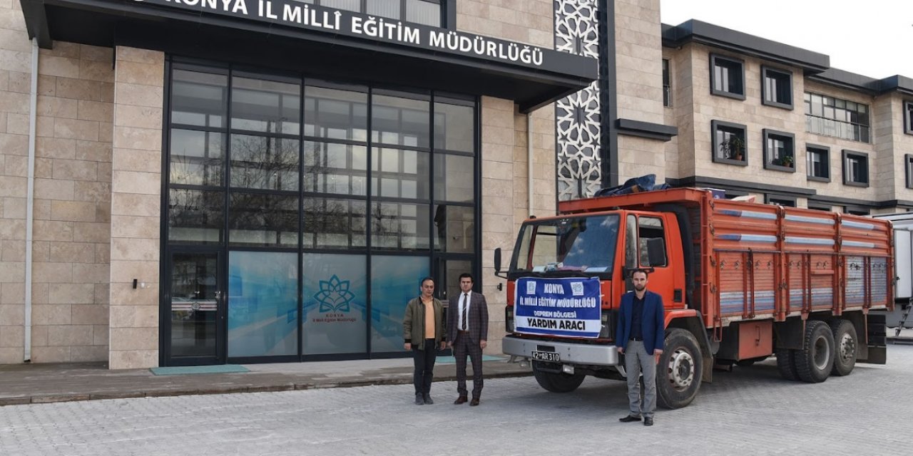 Eğitimcilerden deprem bölgesine yardım