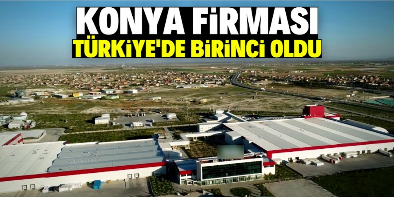 Türkiye'nin en itibarlı firması Konya'dan çıktı