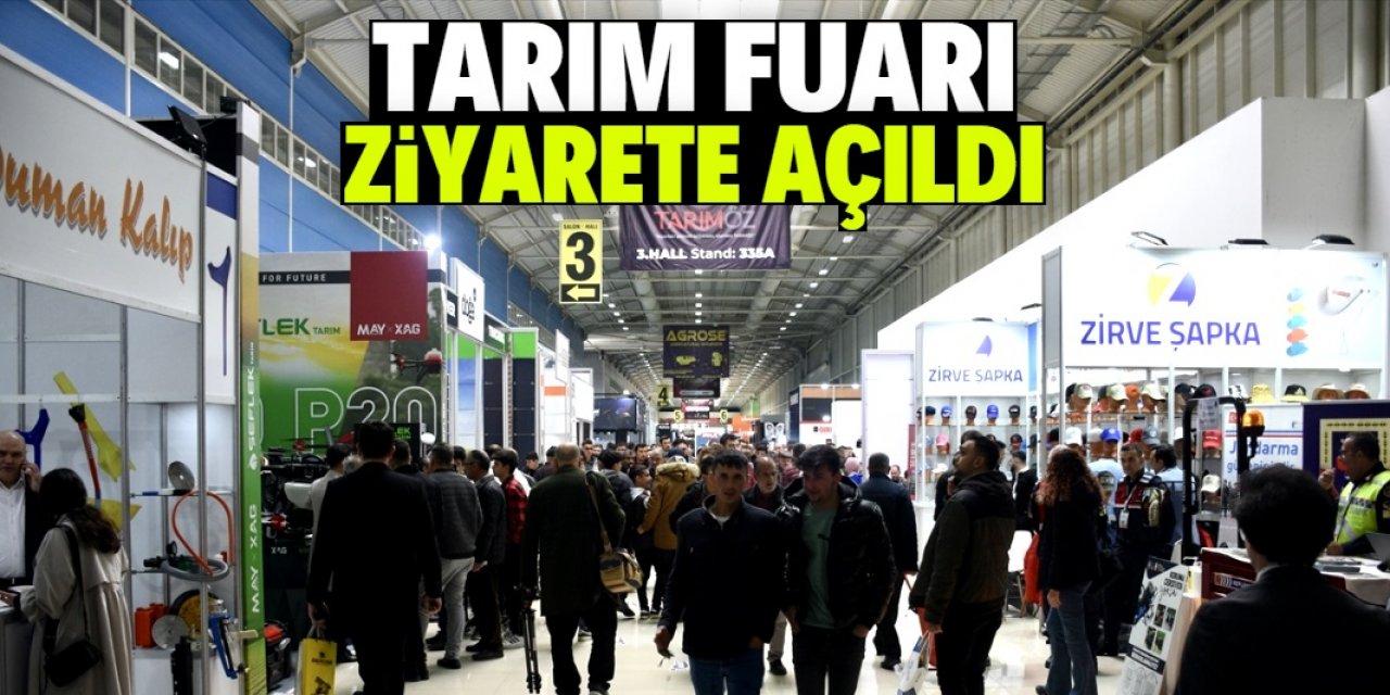 Konya Tarım Fuarı kapılarını ziyaretçilere açtı