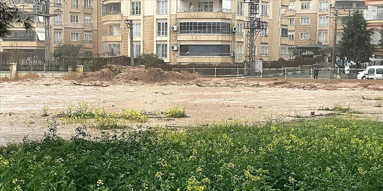 Şanlıurfa'da sağanak derelerin taşmasına neden oldu