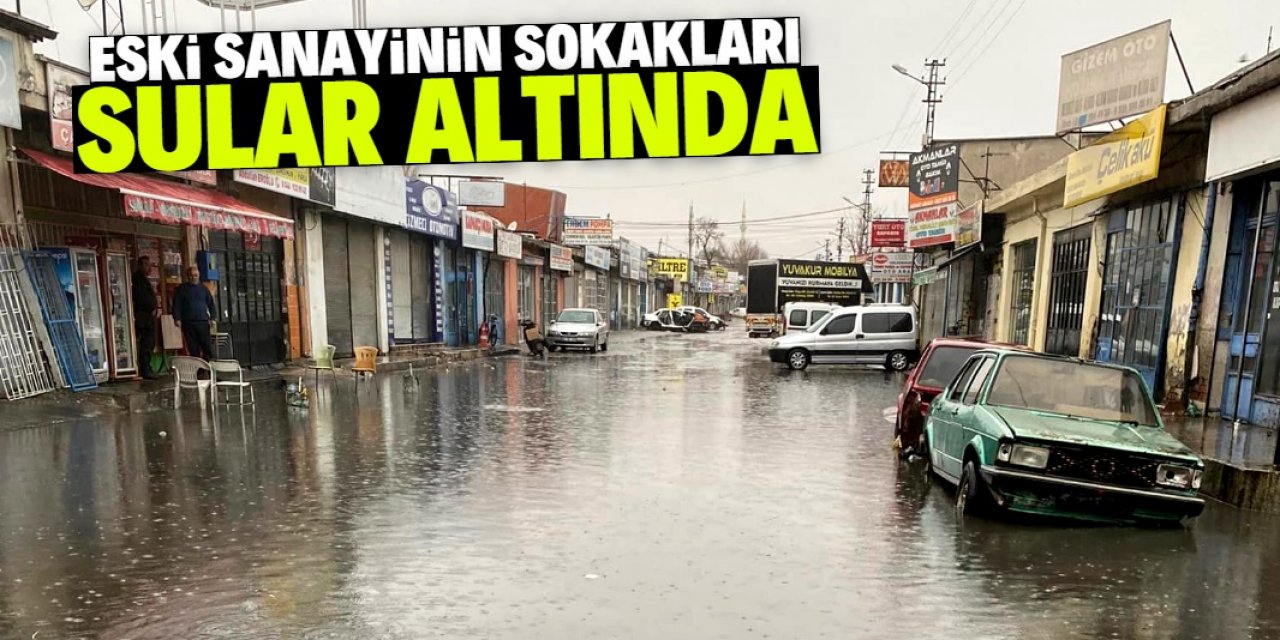 Konya'da eski sanayinin sokakları göle döndü