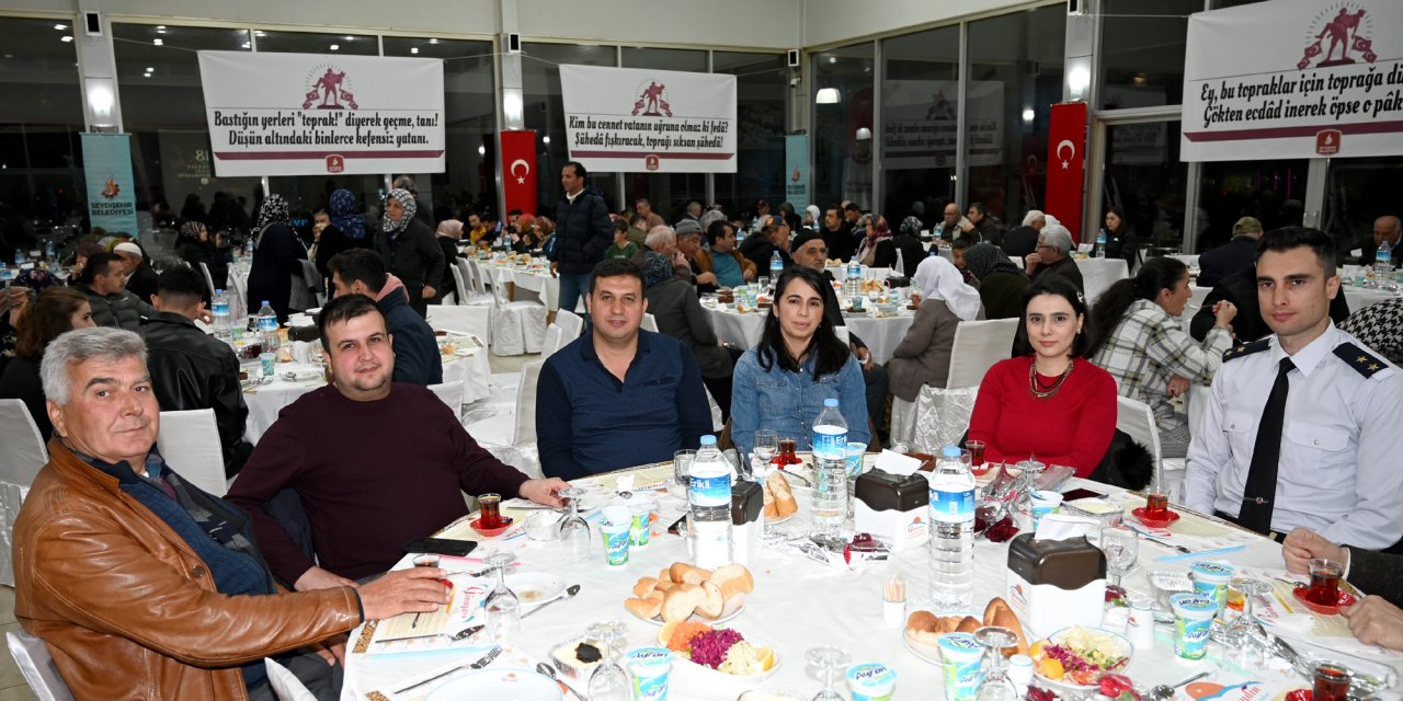 Seydişehir'de şehitler ve   gaziler onuruna yemek