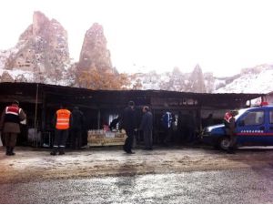 Soba Patladı, Dükkanlar Kül Oldu