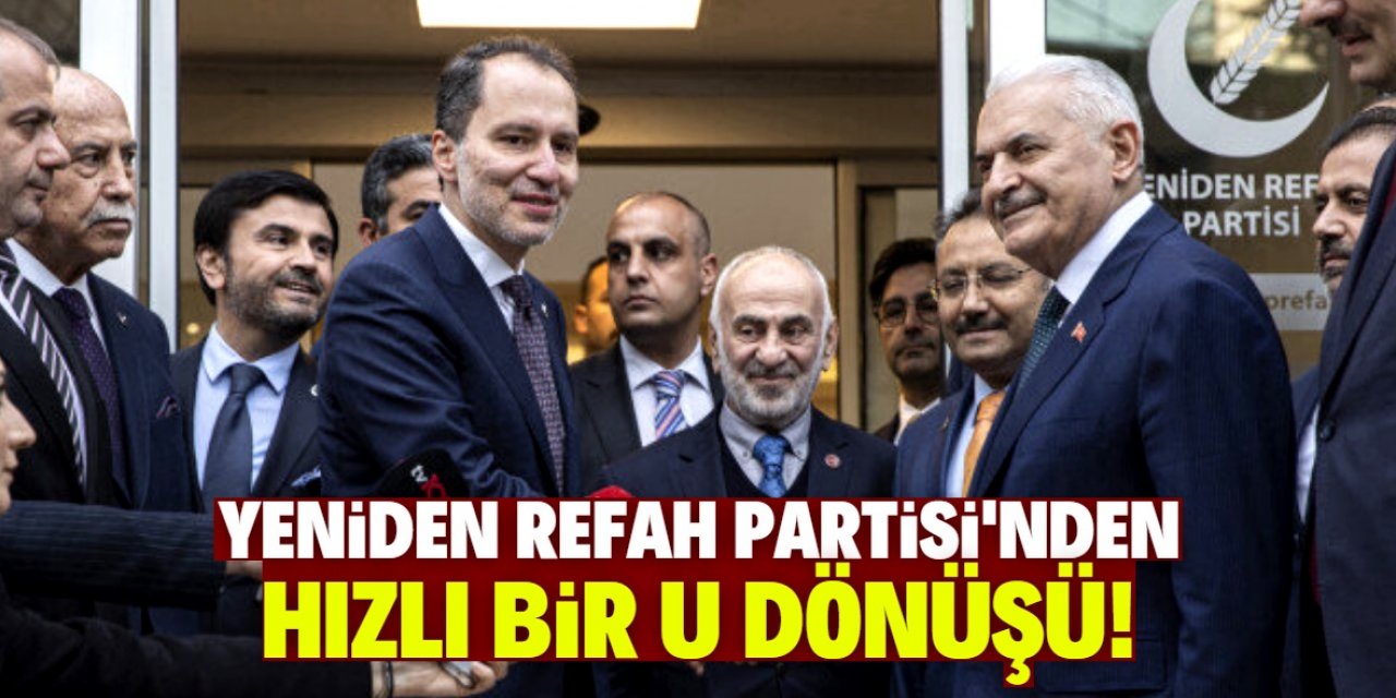 Yeniden Refah Partisi'nden u dönüşü! Cumhur İttifakı'na katıldılar