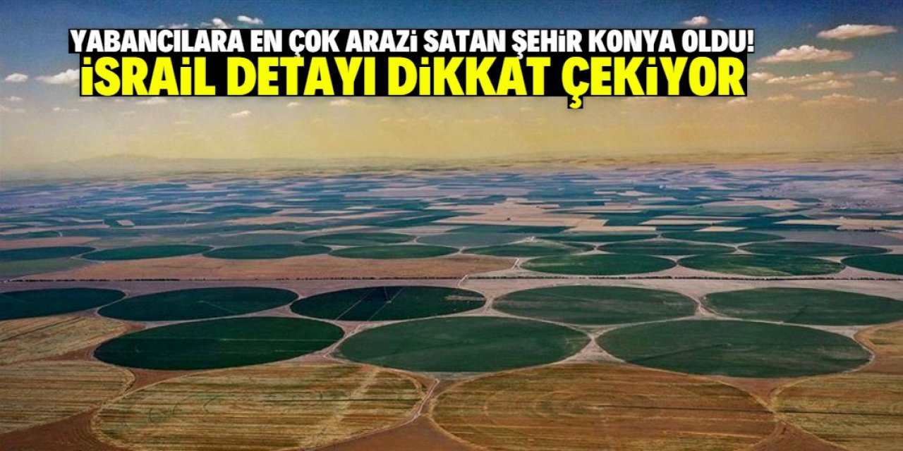 Konya'daki tarım arazileri kimlere satılıyor? İsrail detayı dikkat çekti