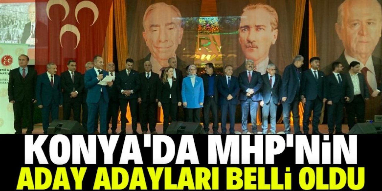 Konya'da MHP'den kaç kişi milletvekili aday adaylığı başvurusu yaptı?