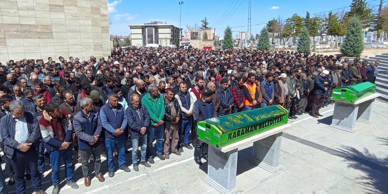 Karaman'daki trafik kazasında hayatını kaybedenlerden 3 işçinin cenazesi toprağa verildi