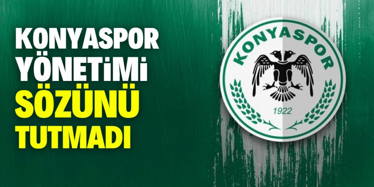 Konyasporlu oyuncular yönetime isyan etti! 'Paramızı verin'