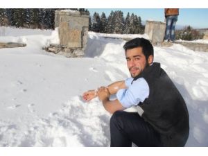 Yıllardır Tedbir Alınmadı, Uludağ’da Karla Abdeste Devam