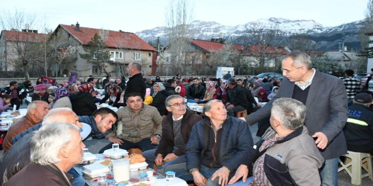 Pişkin ve Tutal’dan mahalleliyle birlikte iftar etkinliği