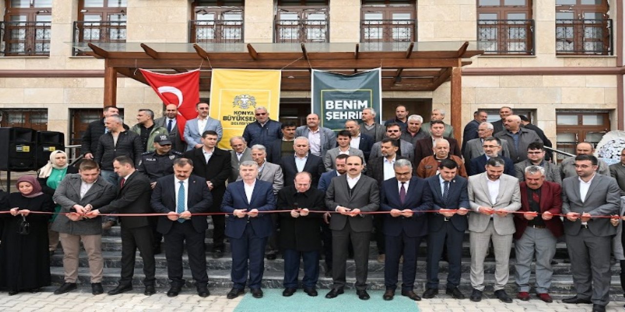 Konya'da yeni yapılan hizmet binası hizmete açıldı