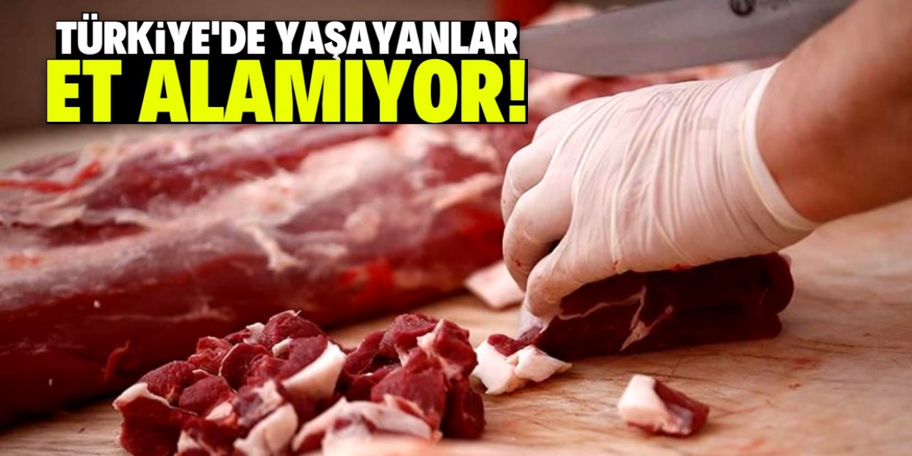 Türkiye en az et satın alabilen ülke oldu!