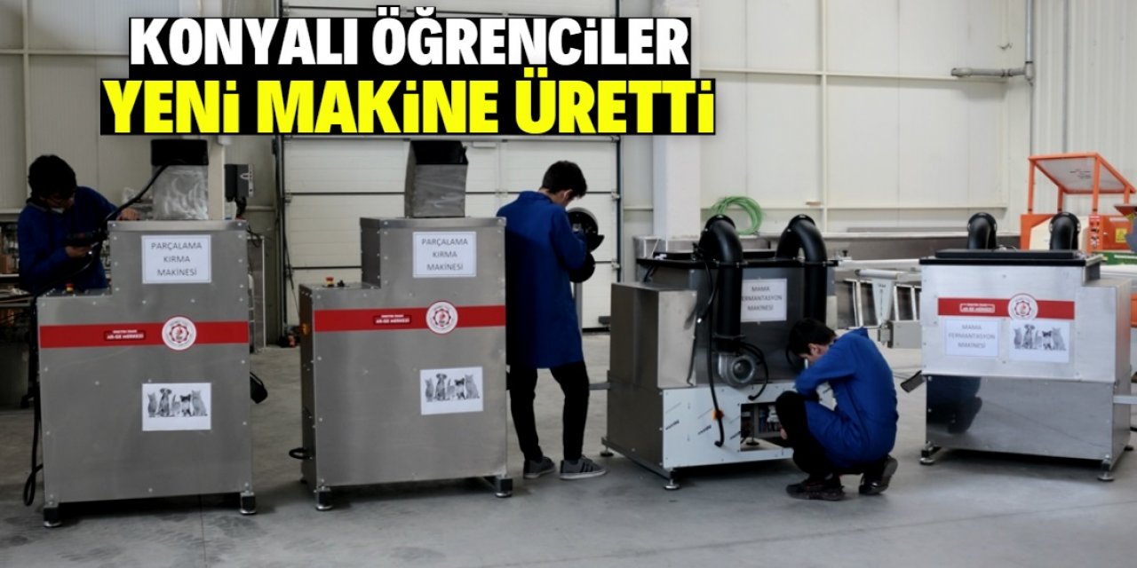 Konyalı öğrenciler yeni makine üretti! 20 şehire sattılar