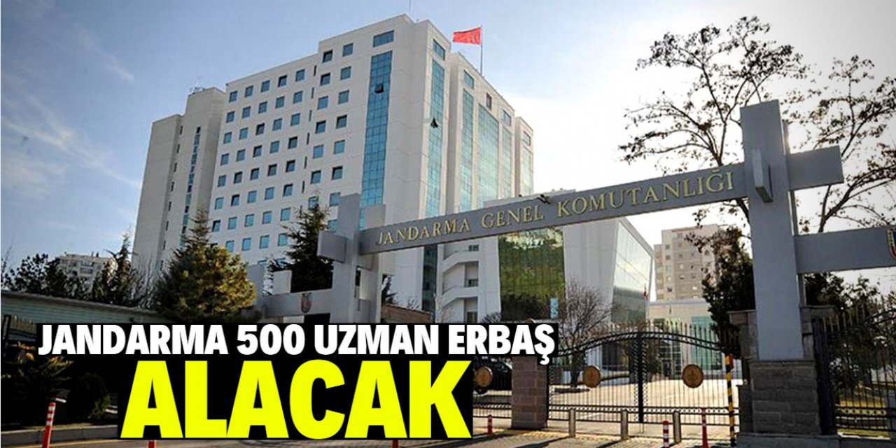 Jandarma 500 sözleşmeli uzman erbaş alacak