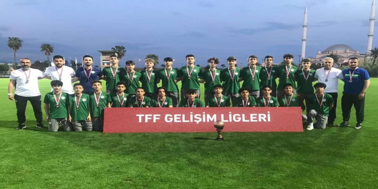 Konyaspor U14 Türkiye üçüncüsü oldu