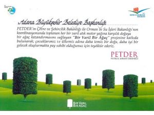 Çevreye Duyarlı Belediye İçin Teşekkür Belgesi