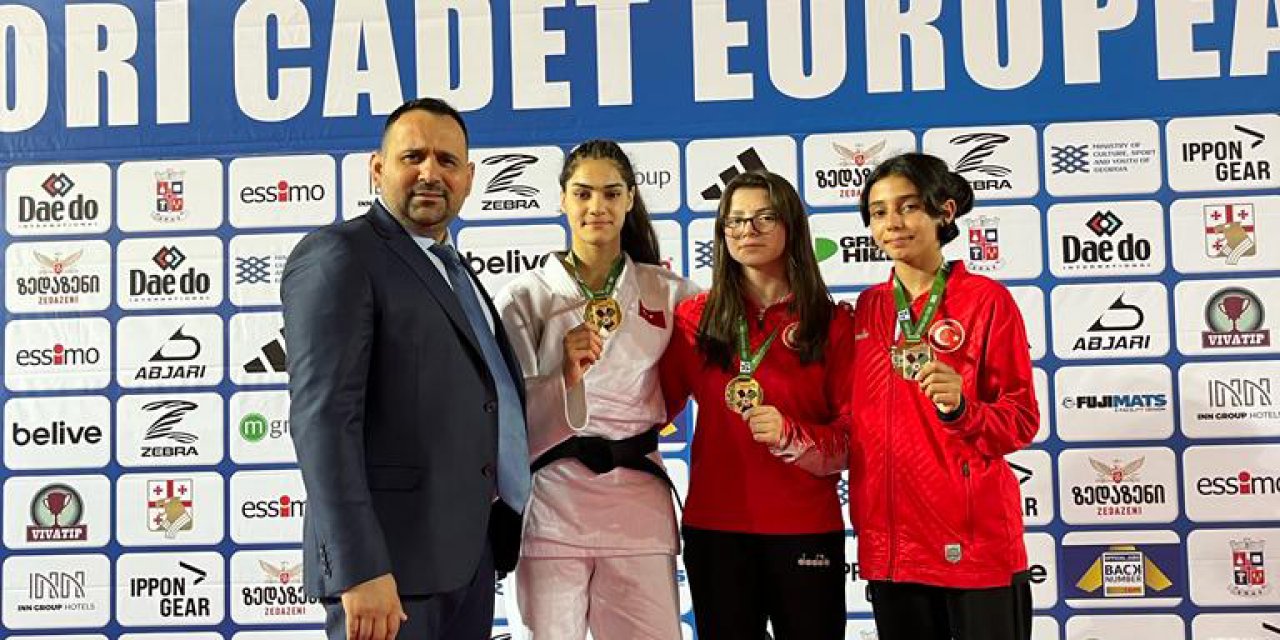 Büyükşehir Belediyesporlu judoculardan Avrupa’da 3 madalya birden