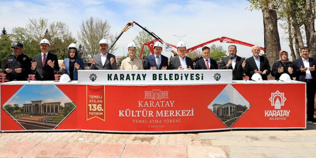 Karatay’a kültür merkezi yapılıyor