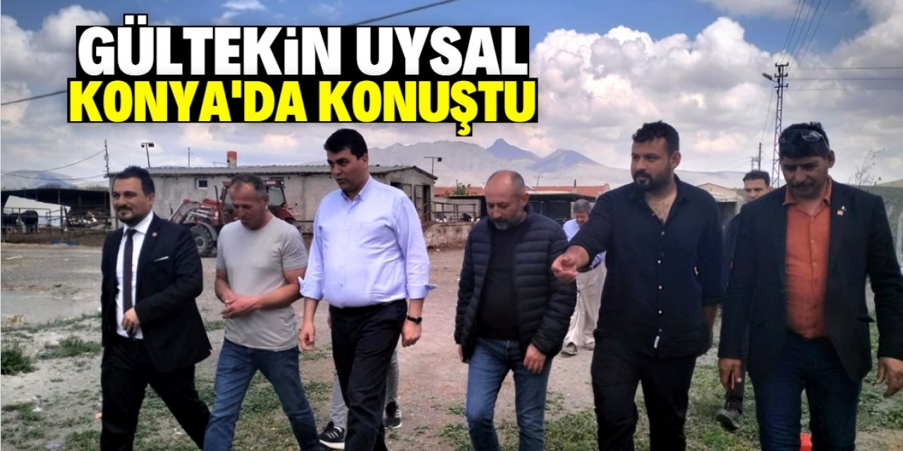 Gültekin Uysal Konya'da konuştu