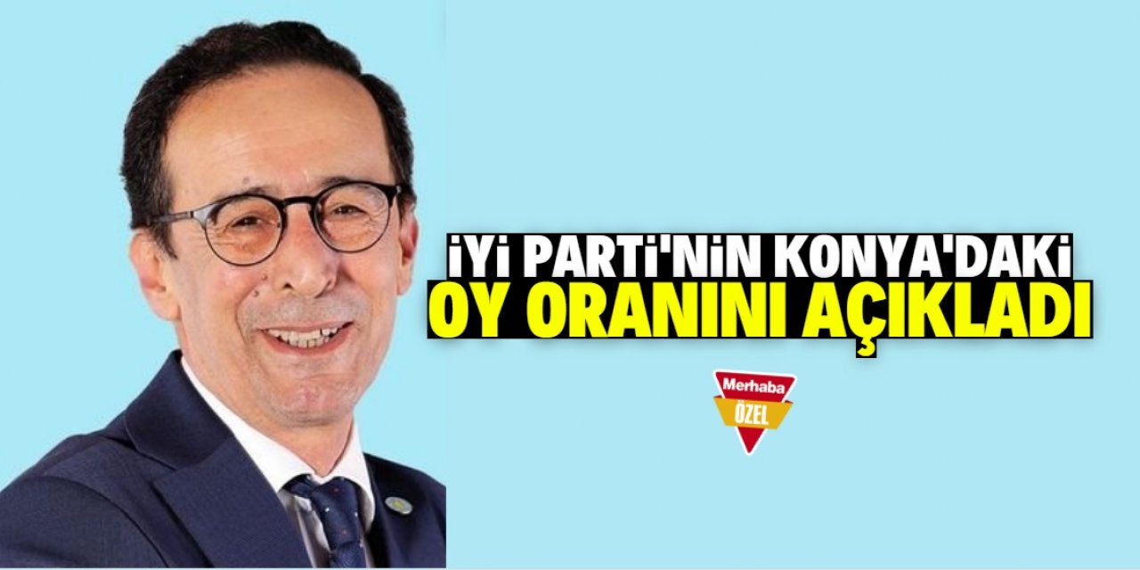 İYİ Parti Konya’da yüzde kaç oy alacak? Bu isim açıkladı