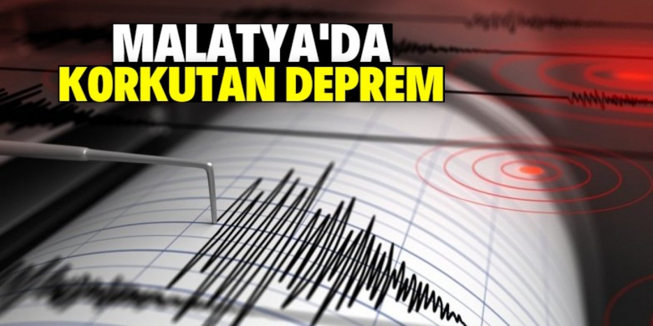 Malatya'da 4 büyüklüğünde deprem