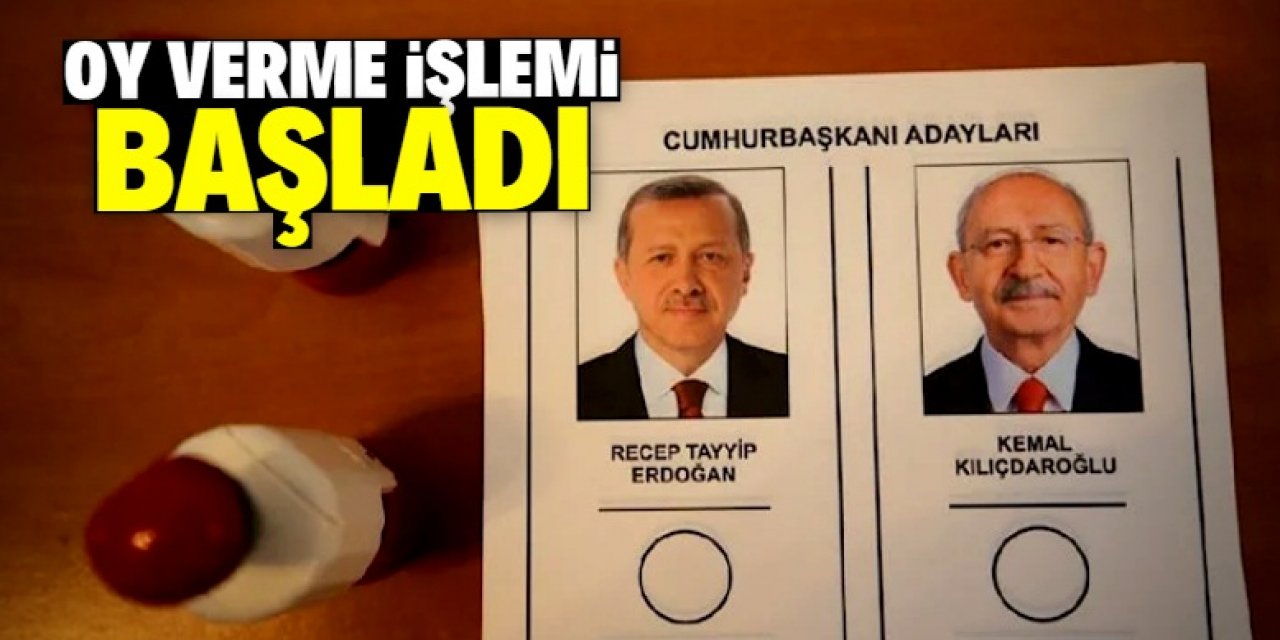 İkinci tur için oy verme işlemi başladı