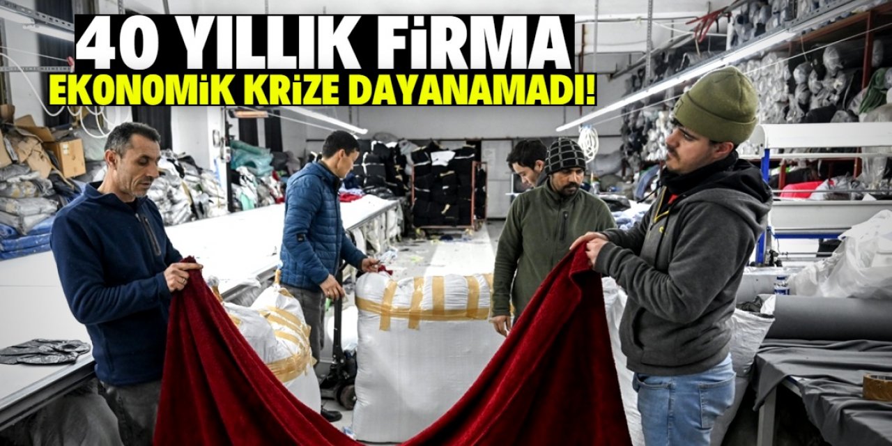 40 yıldır sektörün lideri olan firmanın iflası ticaret yapanları korkuttu