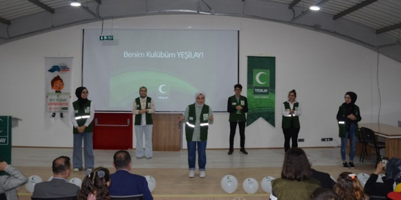 ‘Benim Kulübüm Yeşilay’ projesi Ilgın’da tanıtıldı