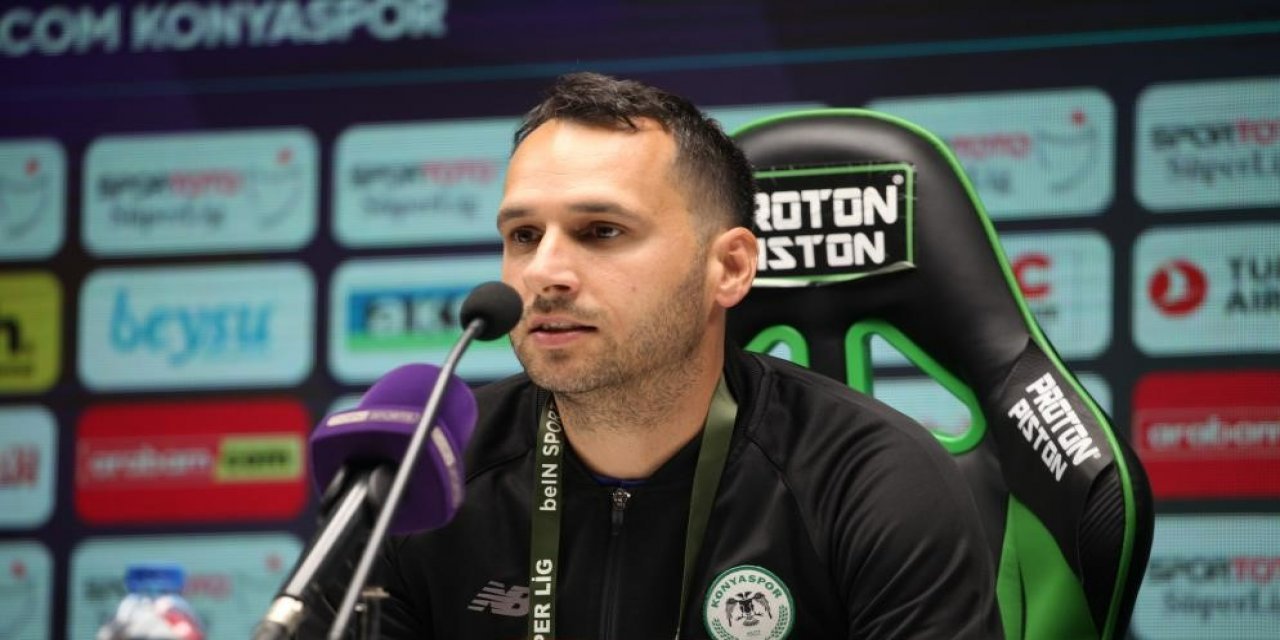 Konyaspor Yardımcı Antrenörü Branimir Micovic: "Galibiyeti kaçırdığımızı düşünüyorum"