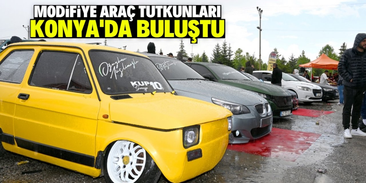 Konya'da otomobil güzellik yarışmaları düzenlendi