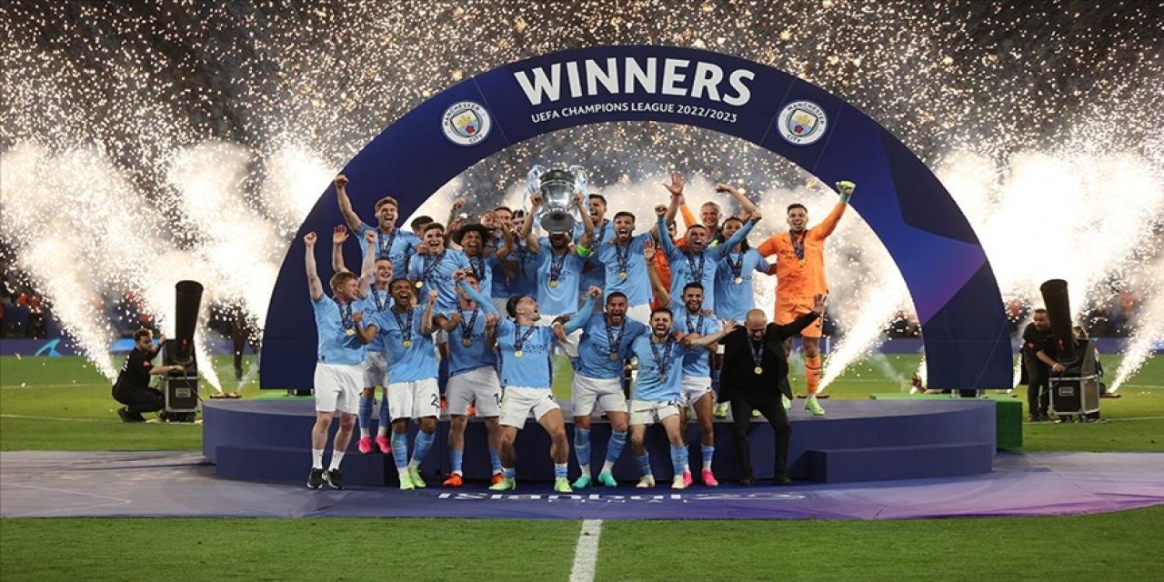 UEFA Şampiyonlar Ligi'nde Manchester City kupanın sahibi oldu