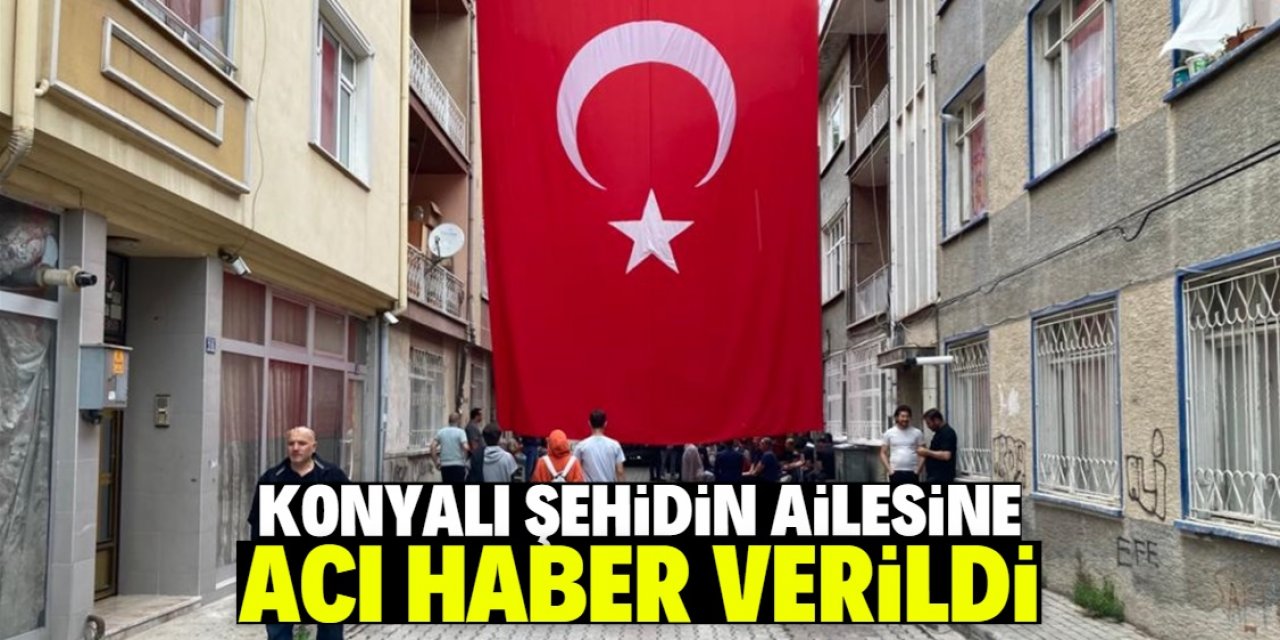 Şehit Piyade Uzman Çavuş Kaya'nın Konya'daki ailesine şehadet haberi verildi