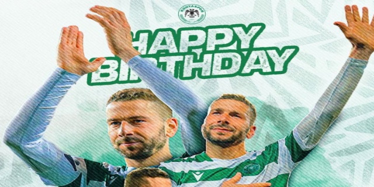 Konyaspor Skubic’in doğum gününü kutladı
