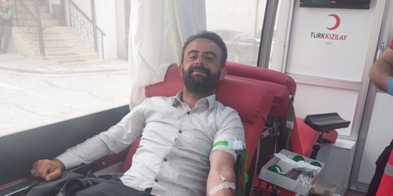 Derbent'te kan bağışı kampanyası