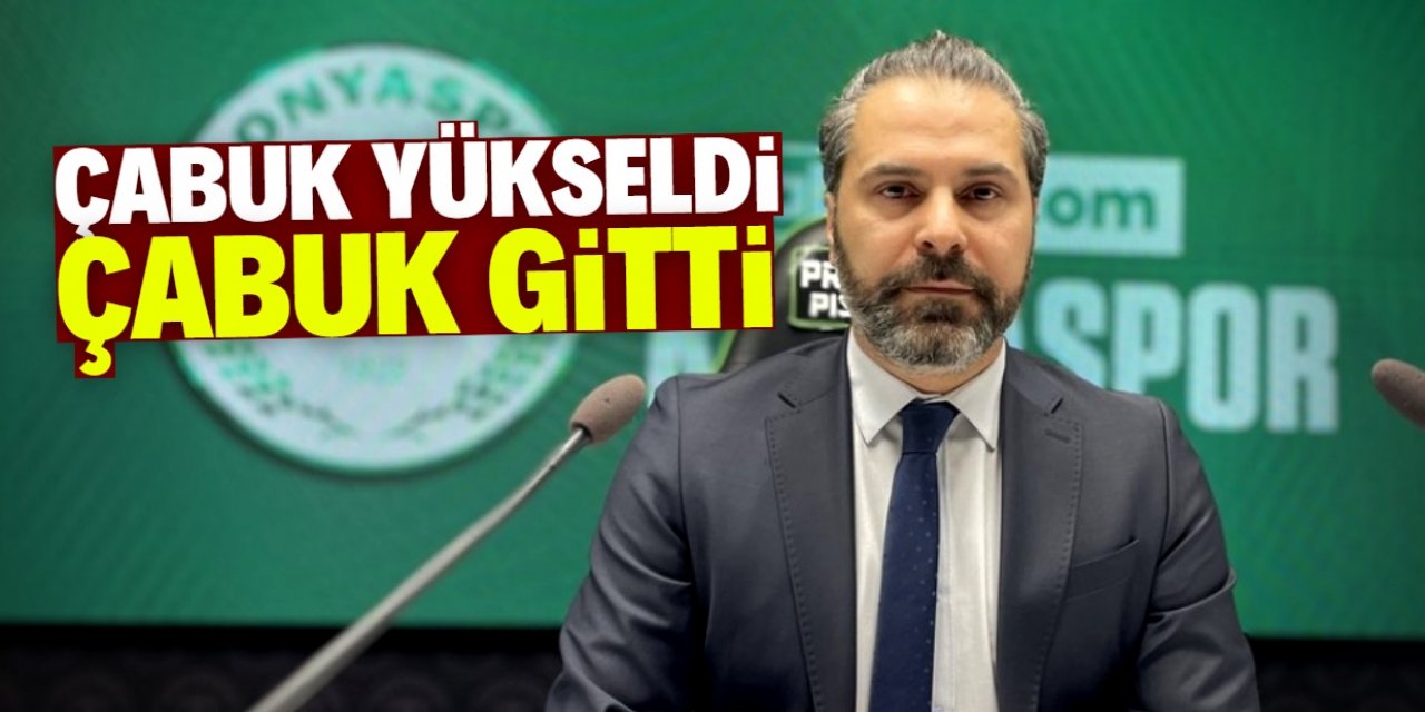 Göksu’nun Konyaspor CEO’luğu 15 ay sürdü