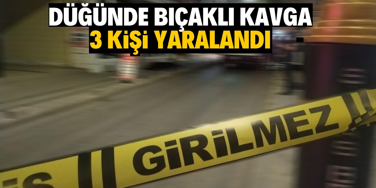 Konya'da düğünde çıkan bıçaklı kavgada 3 kişi yaralandı