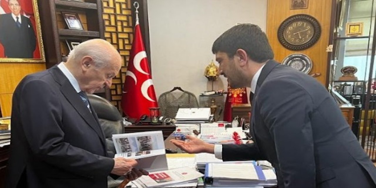 MHP Meram İlçe Başkanı Yaman, Bahçeli ile görüştü