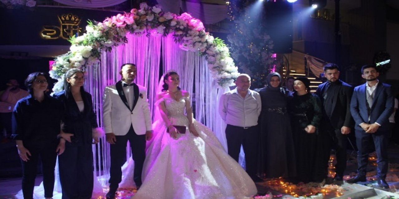 Konya'da Melek ile Hasan evlendi